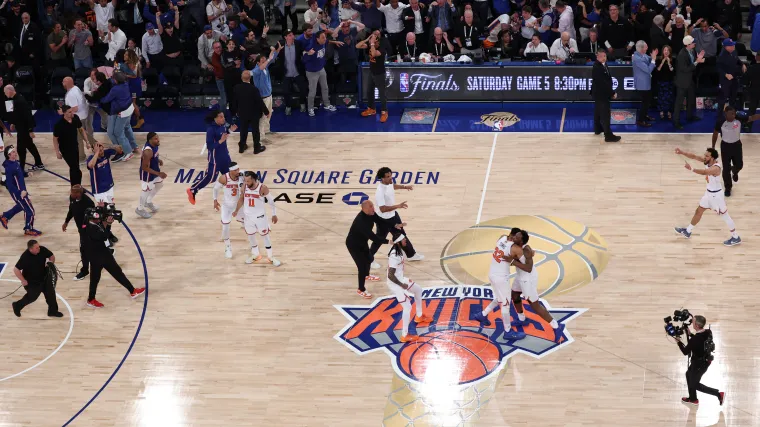 The Knicks pulled off the improbable when they had a chance of 99.6% chance of losing