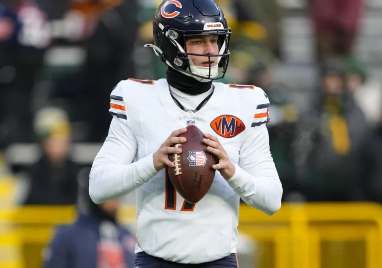 Bears' Ben Johnson announces Tyson Bagent news for Packers game